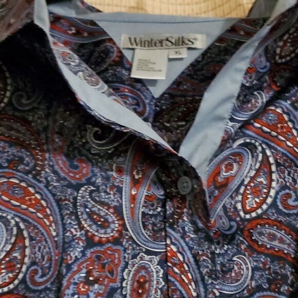 WINTERSILKS WOMAN BUTTON UP SHIRT XL - Picture 3 of 6